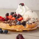 Waffle especial (2 sabores)