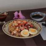 Ramen a la Plancha de Mariscos