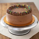 Pastel de Chocolate tipo Cumpleaños