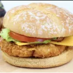 Hamburguesa de pollo completa
