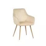 Sillon Dereck pana Beige Base SM