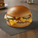 MENU DOUBLE CHEESEBURGER
