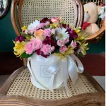 Box  Flower Luxo REDONDA M