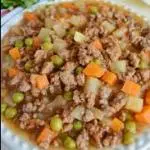 SOPE DE PICADILLO CON QUESO