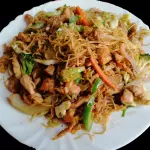 Chow mein de res