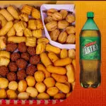 100 salgadinhos + Pakera 2L