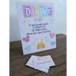 Diaper Raffle Sign and Tickets