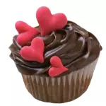Cupcake de chocolate