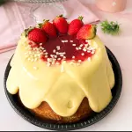 VULCÃO NINHO COM GELÉIA DE MORANGO