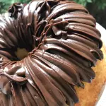 Bolo de Laranja c/ ganache