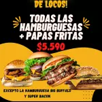 SOLO HOY HAMBURGUESAS+ PAPAS 5.590😍