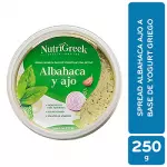 Basil Garlic Dip Nutrigreek