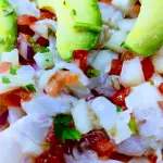 TOSTADA DE CEVICHE DE CAMARÓN 🦐