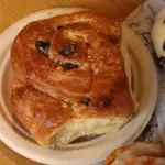 Bollos arándano con chocolate