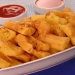 porção mandioca frita