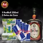 Combo Old Parr com RedBull