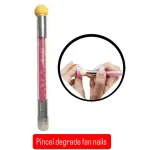 Pincel degrade degradê fan nails