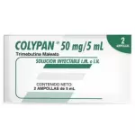 COLYPAN AMPOLLA 50MG CAJA X2 AMPOLLA
