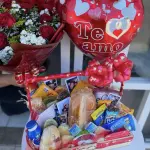 Kit café com buquê DM-09