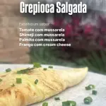 Crepioca de Shimeji e queijo