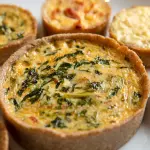 QUICHE RICOTA COM ESPINAFRE