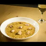 Risotto a la Parmesana con Pollo