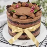 Chocolate manjar frambuesa