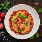 Pasta a la Boloñesa del día