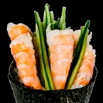 Temaki de camarão