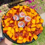 Charola mango forrado