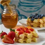 Waffle Tipo Sandwich