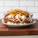 Arepa Rellena Solo Carne
