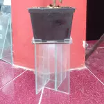 Portamacetas de cristal o pedestal