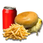 Onion Cheese Burger - Combo