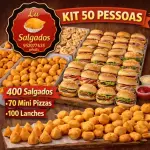 400 salgados 70 pizza 100 lanches