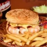 Hamburguesa de camaron