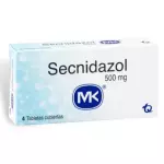 SECNIDAZOL 500MG CAJA X 4 TABLETAS