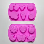 Molde de silicón diseños variados