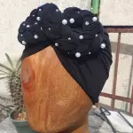 Turbante Ocho con perlas
