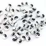 Cuentas de lunetas Yin Yang