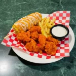 Boneless con elote entero