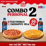 COMBO PERSONAL PARA 2  🍕🥤 🍕🥤