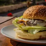 Swiss Mushroom Burger