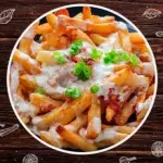 PORÇÃOBATATA FRITA C/QUEIJO E BACON