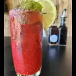Mojito  de frambuesa y de frutilla