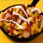 Salchipapa 3 sabores