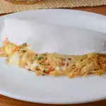 Tapioca de Frango com Queijo