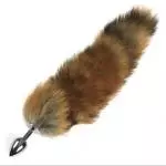 PLUG ANAL COLA ZORRO MEDIANA