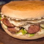 X-Calabresa Bacon Salada