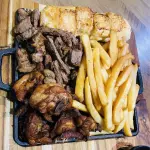 Porção mix na tábua
